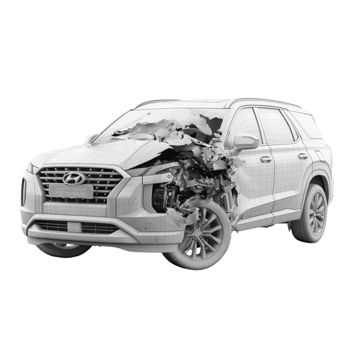 Unfallschaden Visualisierung